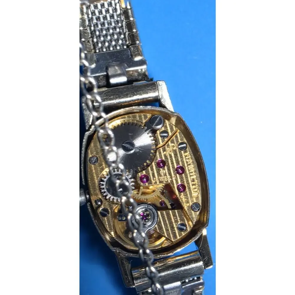 Vintage 60s Lady Hamilton 10K Gold Filled 17J Cal 780 Movement Cocktail Watch